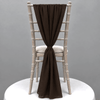 Chocolate Chiffon Vertical Drape New (pack Of 5) --IMA Trading Ltd