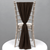 Chocolate Chiffon Vertical Drape New (pack Of 5) --IMA Trading Ltd