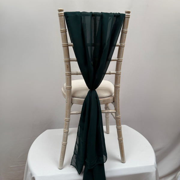 Racing Green Chiffon Vertical Drape New (pack Of 5) -- IMA Trading Ltd