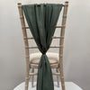 Hunter Green Chiffon Vertical Drape (pack Of 5) -- IMA Trading Ltd