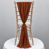 Terracotta Chiffon Vertical Drape New (pack Of 5) --IMA Trading Ltd