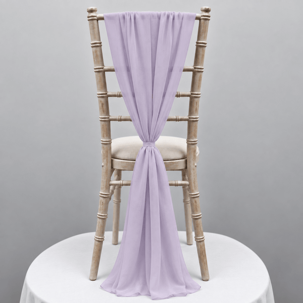 Lavender Chiffon Vertical Drape New (pack Of 5) --IMA Trading Ltd