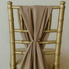 Mocha Mousse Chiffon Vertical Drape (pack Of 5) -- IMA Trading Ltd