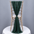 Bottle Green / Emerald Chiffon Vertical Drape (pack Of 5)
