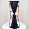 New Dark Navy Chiffon Vertical Drape (pack Of 5) --IMA Trading Ltd