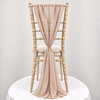 New Nude Chiffon Vertical Drape (pack Of 5)