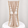 New Nude Chiffon Vertical Drape (pack Of 5) --IMA Trading Ltd