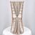 Taupe Chiffon Vertical Drape (pack Of 5) --IMA Trading Ltd