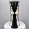 Black Chiffon Vertical Drape New (pack Of 5) --IMA Trading Ltd