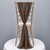 Truffle Brown Chiffon Vertical Drape New (pack Of 5) --IMA Trading Ltd