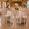 New Nude Chiffon Vertical Drape (pack Of 5) --IMA Trading Ltd