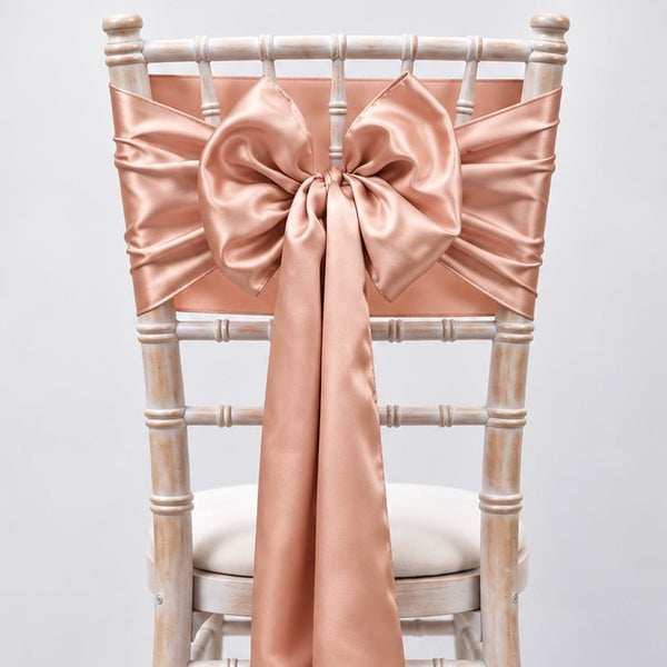 Light Rose Gold Satin Sash - RGLDST -IMA Trading Ltd