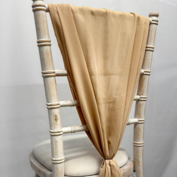 Champagne Chiffon Vertical Drape New (pack Of 5) -- IMA Trading Ltd