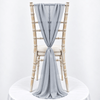 Pale Grey (silver) Chiffon Vertical Drape (pack Of 5) --IMA Trading Ltd
