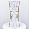 Bright White Chiffon Vertical Drape (pack Of 5) --IMA Trading Ltd