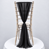 Black Chiffon Vertical Drape New (pack Of 5) --IMA Trading Ltd