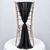 Black Chiffon Vertical Drape New (pack Of 5) --IMA Trading Ltd