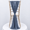 New Dusty Blue Chiffon Vertical Drape (pack Of 5) --IMA Trading Ltd