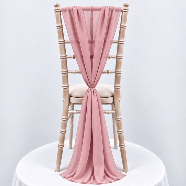 New Blush Pink Chiffon Vertical Drape (pack Of 5) --IMA Trading Ltd