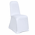 White Premium Flat Front Spandex Chair Cover New - WSTSPAN -IMA Trading Ltd