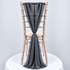 Charcoal Grey Chiffon Vertical Drape (pack Of 5) --IMA Trading Ltd