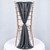 Charcoal Grey Chiffon Vertical Drape (pack Of 5)