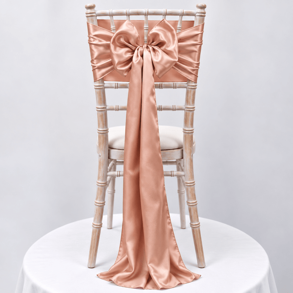 Light Rose Gold Satin Sash - RGLDST -IMA Trading Ltd