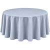 Dusty Blue Round Tablecloth 305cm / 120" Round (6' Table) --IMA Trading Ltd