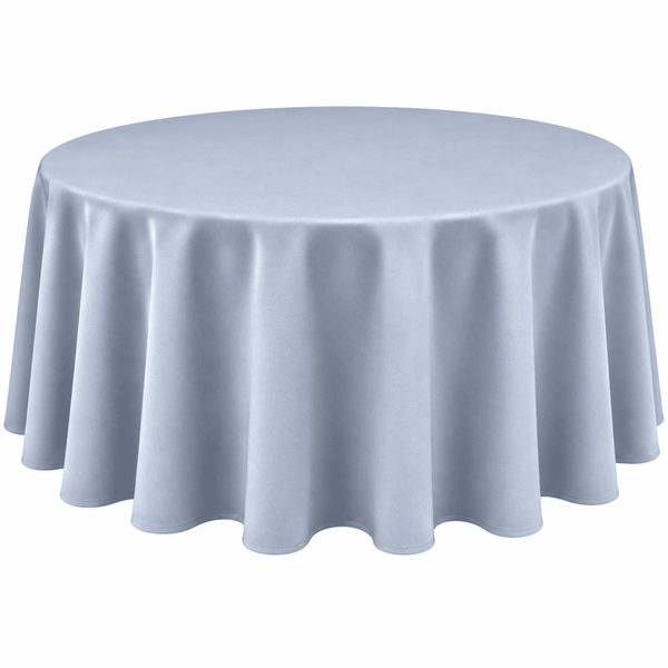 Dusty Blue Round Tablecloth 305cm / 120" Round (6' Table) --IMA Trading Ltd