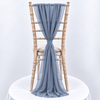New Dusty Blue Chiffon Vertical Drape (pack Of 5) --IMA Trading Ltd