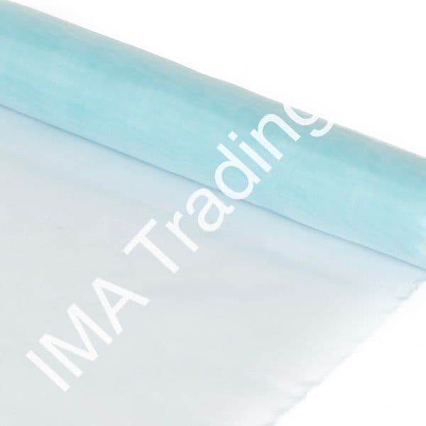 AquaBlue Organza Fabric Roll 29cm X 25m