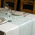Aqua Organza Table Runner
