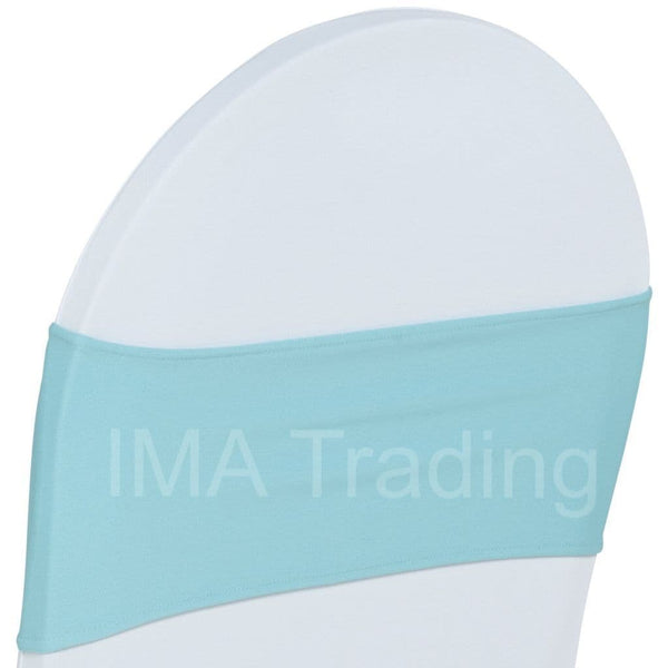Aqua Plain Spandex Lycra Band