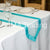 AQUA TAFFETA EDGED ORGANZA TABLE RUNNER - WAS £2.59!