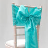 Aqua Taffeta Sashes