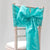 Aqua Taffeta Sashes