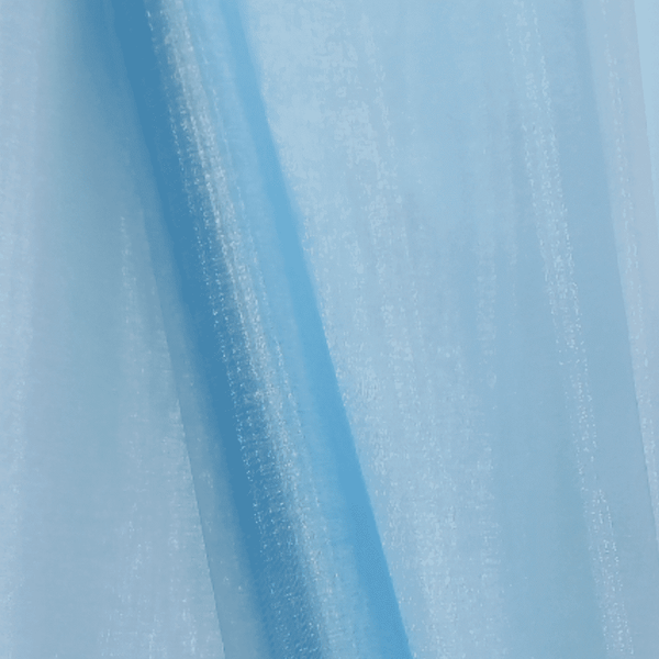 Baby Blue Organza Fabric Roll 40cm X 9m -- IMA Trading Ltd