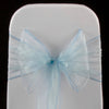 BABY BLUE ORGANZA SASH 23cm