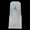 BABY BLUE ORGANZA SASH 23cm
