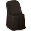 BLACK FOLDING CHAIR COVER