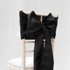 Black Taffeta Sashes