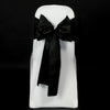 Black Taffeta Sashes