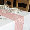 Blush PinkLace Table Runner