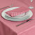 BLUSH PINK ROUND TABLECLOTH 230cm / 90" round (4' table)
