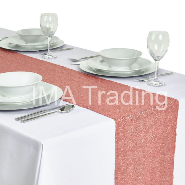 Blush Pink Sequin Table Runner - WAS £9.09!