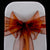 BRONZE ORGANZA SASH 23cm