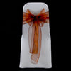 BRONZE ORGANZA SASH 23cm