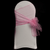 Bubble Gum Pink Organza Chair Cover Sash 35cm