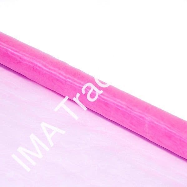 Bubble Gum Pink Organza Fabric Roll 80cm X 25m