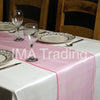 Bubble Gum Pink Organza Table Runner